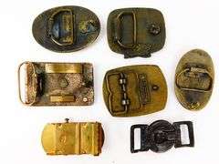 Lot of 7 Vintage Belt Buckles
