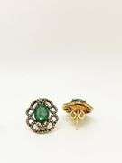 6 EARRINGS, 3 RINGS, 1 NECKLACE