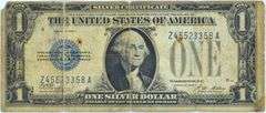 Series 1928 A Funnyback Silver Certificate