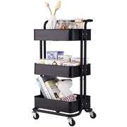Smart Storage Cart Compact 3-Tier Solution