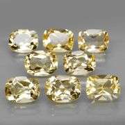 Ravishing 11.91ct top golden eye clean Citrine set