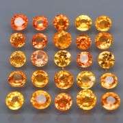 Full fire! 3.35ct top golden Sapphire set