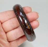 Simply stunning 307ct crystal core Boulder Opal bangle