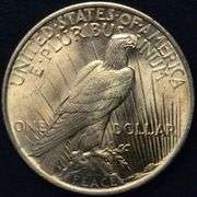 1922 Peace Silver Dollar BU