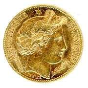 1899-A France 10 Franc Gold Piece