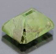 Tremendous 24.72ct rutilated Prehnite