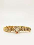 Ladies Geneva & Gemstone Watch, 18kt Yellow Gold Plated