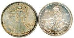 2 Different One Ounce Silver Rounds
