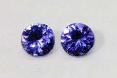 Gorgeous Blue Tanzanite Pair