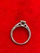 LADIES 14K WHITE GOLD AND DIAMOND RING