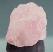 Glowing! 475ct uncut powder pink Rose Quartz