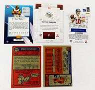 Lot of 5 NFL Quarterback Greats Football Cards