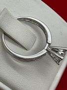CERTIFIED  14K WHITE GOLD AND DIAMOND ENGAGEMENT RING