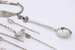 Group Lot of Vintage 925 Sterling Silver Miscellaneous