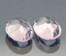 Gorgeous 4.66ct VVS Rose de Franc Amethyst pair