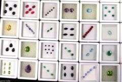 Assortment of Loose Gemstones (Ruby/Emerald/Topaz/Sapphire/Tourmaline/Amethyst)