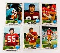 6 Washington Redskins 1975 Football Cards