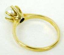 Pretty Vintage 10K Pearl Ring