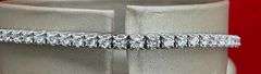 CERTIFIED BRAND NEW 14K WHITE GOLD LADIES DIAMOND TENNIS BRACELET . 3.00 CARATS