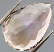 Elegant 14.80ct pear cut Bolivian Ametrine