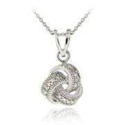Love Knot Diamond Accent Necklace