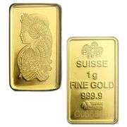 2x PAMP Suisse 1.0 Gram Pure Gold Bars!