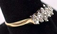 Glorious Diamond Ring in 14K Yellow Gold