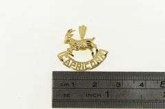 14K Yellow Gold Capricorn Zodiac Sign Astrology Symbol Charm/Pendant