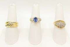 3 14k Gold Rings
