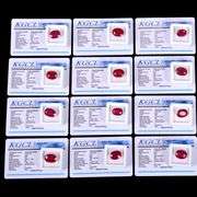 GROUP LOT OF 16 CERTIFIED NATURAL RUBY LOOSE GEMSTONES- 175.0+CARATS!