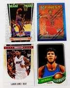 4 Basketball Cards, All Greats