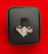 BRAND NEW LADIES 14K WHITE GOLD AND DIAMOND RING