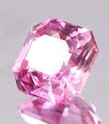 2.70 CARAT PINK SAPPHIRE ASSCHER CUT LOOSE GEMSTONE