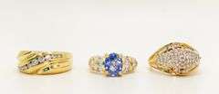 3 14k Gold Rings