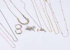 Group Lot of Vintage 925 Sterling Silver Miscellaneous Jewelry