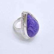 Beautiful Natural 11 Ct Charoite Ring