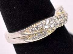 CZ Ring In Sterling Silver