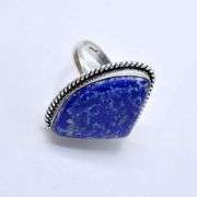 Natural 7Ct Blue Lapis Lazuli Ring
