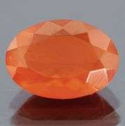 Rich red orange 3.84ct Mexican Fire Opal