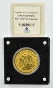 2021 Indian Head Double Eagle 1/200 Oz. .999 Gold Dream Replica COA