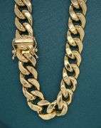 10.5MM 14K GOLD MIAMI CUBAN LINK CHAIN