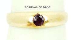 Antique 18K French Ruby Ring, Size 6.5