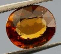 Top luster 2.06ct natural Imperial Zircon