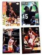 4 Michael Jordan Basketball Cards