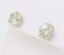Incredible 4.02ctw Diamond Stud Earrings