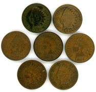 7 Different Indian Head Cents