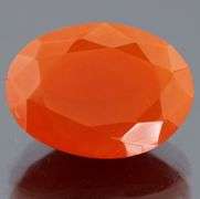 Rich blood orange 6.03ct Mexican Fire Opal