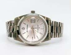 Men's Stainless Steel Classic Diver Watch w/ Day Date