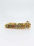 Ladies Geneva & Gemstone Watch, 18kt Yellow Gold Plated