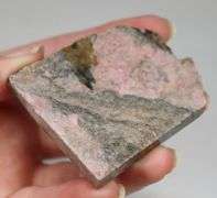 Striking 310ct African Rhodonite slab